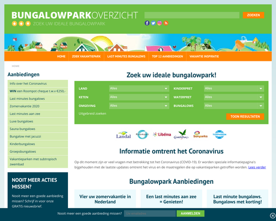 Bungalowpark Overzicht Logo