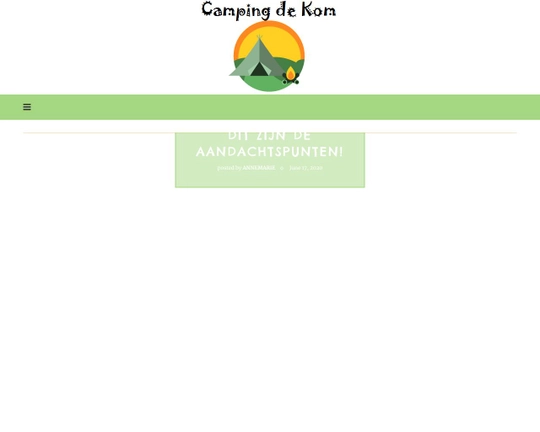 Camping de Kom Logo