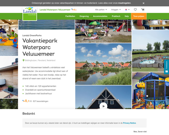 Landal Waterparc Veluwemeer Logo